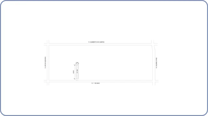 Plantas técnicas do projeto de regularização Sirnei
